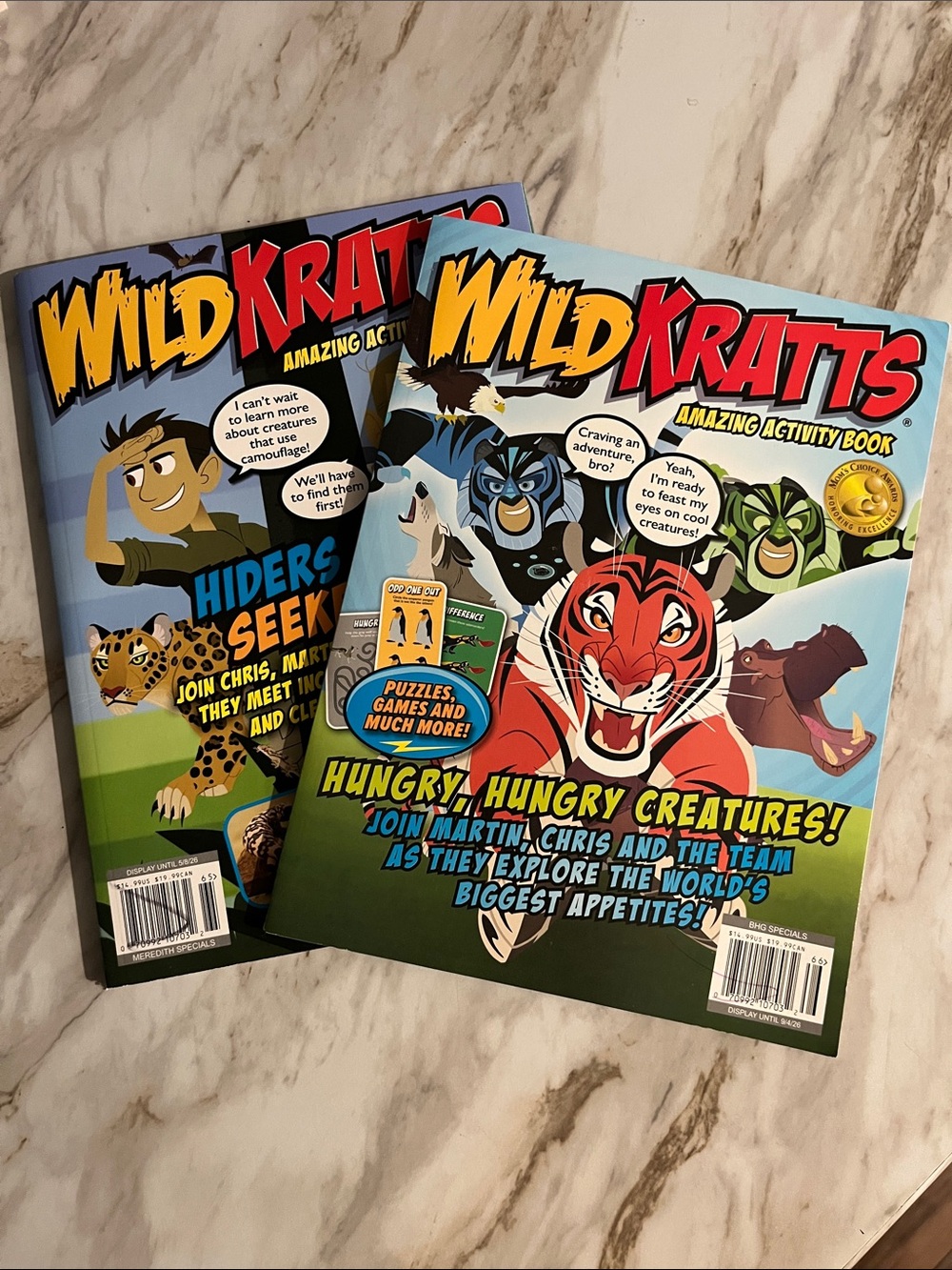 New 2 Wild Kratts Activity Magazines